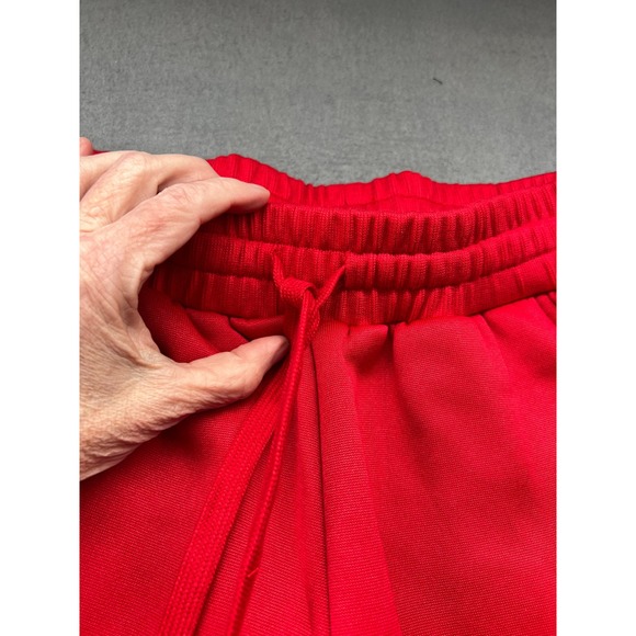 Rockstar Original Red Velour Tracksuit Womens Sz M Hoodie Pants Angel Cherub - Picture 6 of 16